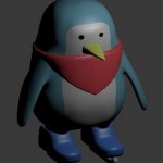 【Blender】モデリング練習メモ「ペンギン」編