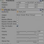 【Unity】AnimatorControllerのステート遷移時に音を再生する方法