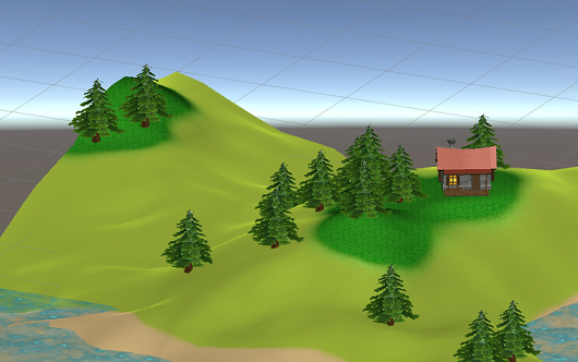 Unity Terrainで背景っぽい地形を作ってみる ゴマちゃんフロンティア